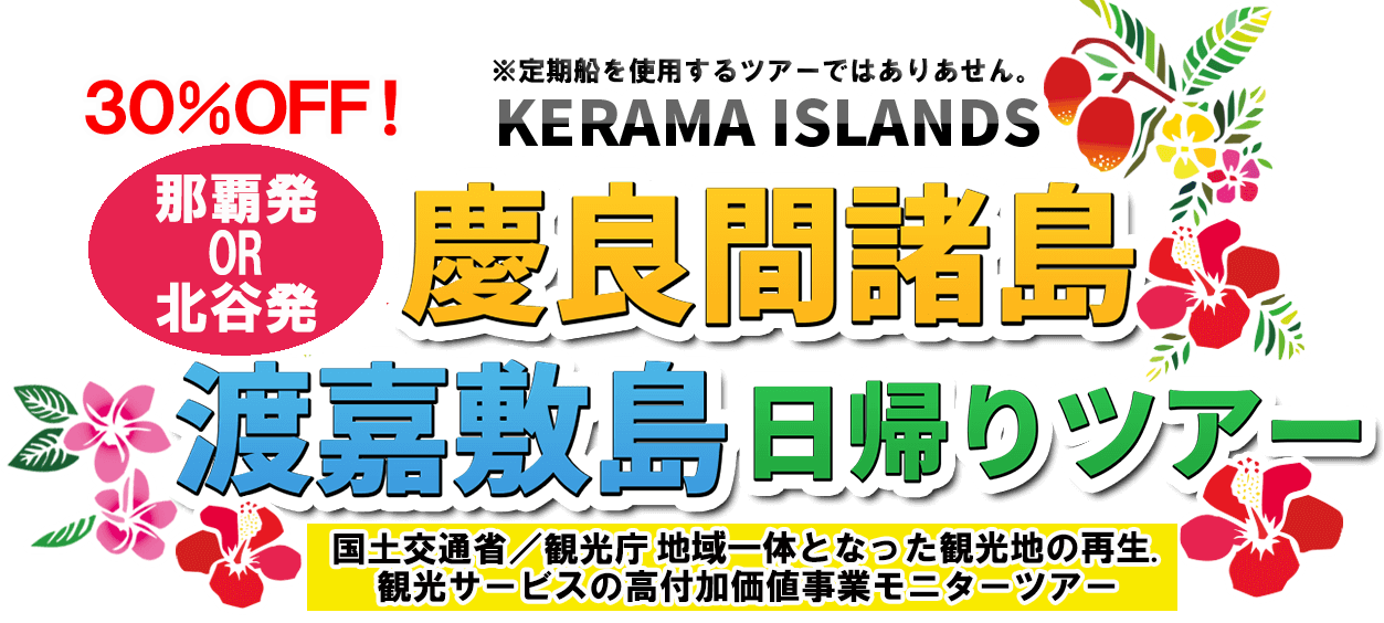 慶良間諸島 渡嘉敷島日帰りツアー