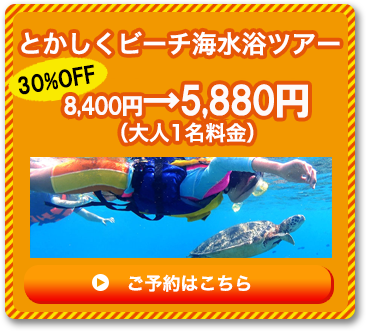 とかしくビーチ海水浴ツアー