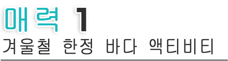 매력1　아이와 즐길 수 있다