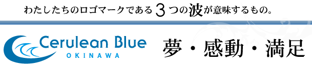 わたしたちのロゴマークである3つの波が意味するもの。夢・感動・満足